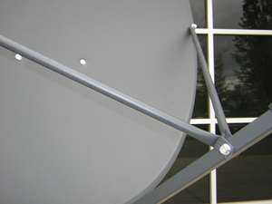 36 90cm Satellite FTA Dish with 4 Degree Kit w/2 LNBFs  