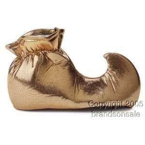  Childrens Gold Jester Costume Shoes (SizeMedium) Toys & Games
