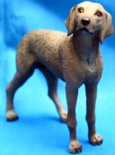 CONVERSATION CONCEPT WEIMARANER DOG FIGURINE  