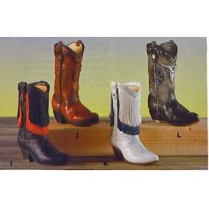  4 MINIATURE COWBOY BOOTS by JUST PLAIN COUNTRY Everything 