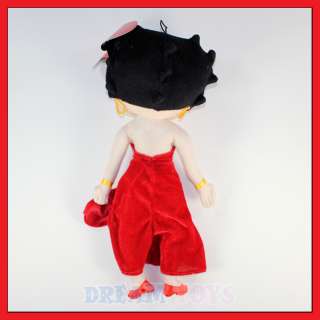 15.5 Betty Boop Plush Doll Red Dress Toy Figure New  