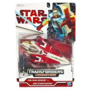   Wars 2009 Transformers Crossovers Jedi Starfighter to ObiWan Kenobi