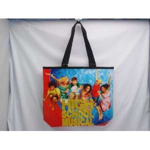  HIGH SCHOOL MUSICAL SHOPPING TOTE BAG, Black with Blue/Red 