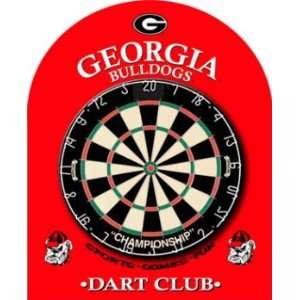  Georgia Bulldogs Dart Backboard