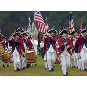  British Fife and Drum Corps Takes the Field in a 