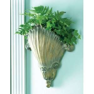   Pack of 2 Fluted Shell Design Decorative Wall Pockets