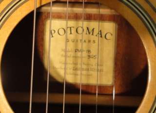 Potomac by Eastman PVO 18 Solid Top 000 with Hardshell Case SN 345 