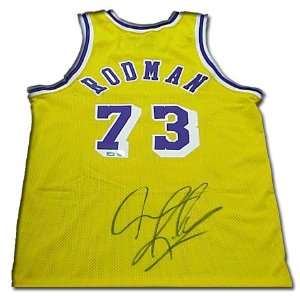  Dennis Rodman Autographed Uniform   (Los Angeles Lakers 