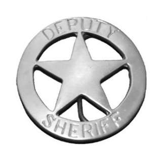    Deputy Sheriff Star Belt Buckle Western Cowboy Rodeo Clothing