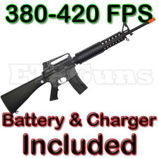   DMR M4 M16A2 RIS Full Auto Electric Metal AEG Rifle Gun F6620  