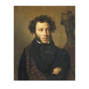  Portrait of Alexander Pushkin Giclee Poster Print by Orest 