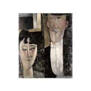 Amedeo Modigliani   Bride And Groom Giclee Canvas