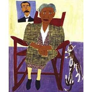  Mom and Dad by William H. Johnson. Size 19.25 X 23.75 Art 