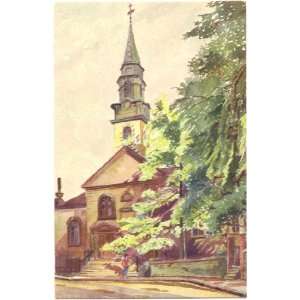 1920s Vintage L.E. Cuvelier Postcard St. Andrews Presbyterian Church 