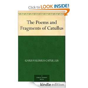   of Catullus Gaius Valerius Catullus  Kindle Store
