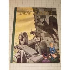   Magazine Cover Charles Addams Cathedral Gargoyles 