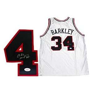 Charles Barkley Autographed / Signed Philadelphia 76ers Jersey (James 