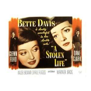 Stolen Life, Glenn Ford, Bette Davis, Dane Clark, 1946 Photographic 
