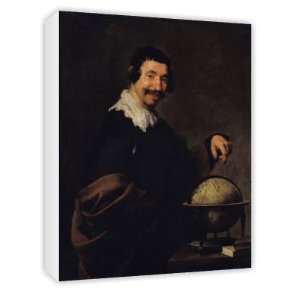  Democritus, or The Man with a Globe (oil on   Canvas 
