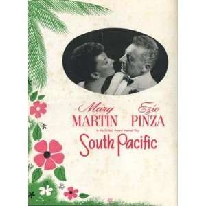   South Pacific Souvenir Program Mary Martin Ezio Pinza 