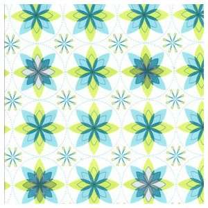  Geo Bloom   Seafoam (Fat Quarter) Arts, Crafts & Sewing