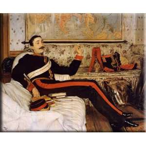 Captain Frederick Gustavus Burnaby 30x24 Streched Canvas Art by Tissot 