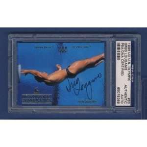 1996 UD US Olympic Greg Louganis Signed Card PSA/DNA 