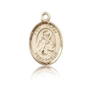    14kt Yellow Gold 1/2in St Isidore of Seville Charm Jewelry