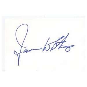 JAMES WHITMORE Signed Index Card In Person