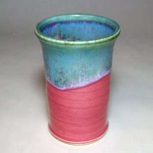  Raspberry Frost Ceramic Tumbler by Moonfire Pottery