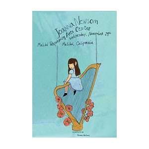  JOANNA NEWSOM   Limited Edition Concert Poster   by 