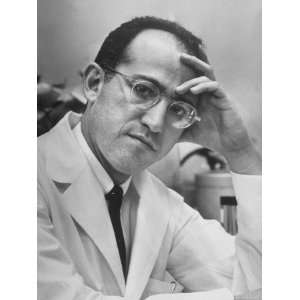  Dr. Jonas Salk, Inventor of the New Polio Vaccine, in 