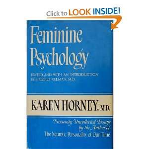  Feminine Psychology Karen Horney Books