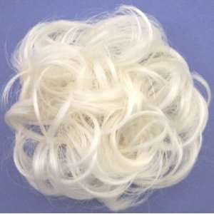   PONY FASTENER Hair Scrunchie LACEY Wig #613A WHITE BLONDE by MONA LISA