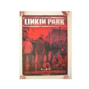 Linkin Park Poster Red And Black