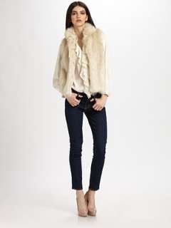 Milly   Kira Faux Fur Vest    