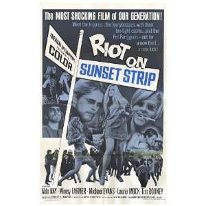  Riot on Sunset Strip (1967) 27 x 40 Movie Poster Style A 