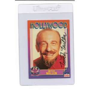   HOLLYWOOD CARD BY MUSICIAN/CONDUCTOR MITCH MILLER 