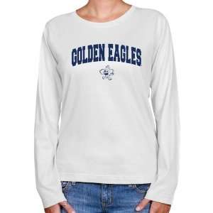 Oral Roberts Golden Eagles Ladies White Logo Arch Long Sleeve Classic 