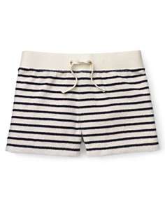 Juicy Couture Girls Sunshine Stripe Terry Shorts   Sizes 7 14