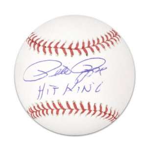  Pete Rose Autographed Baseball  Details Hit King 
