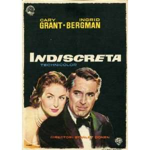   27x40 Cary Grant Ingrid Bergman Phyllis Calvert