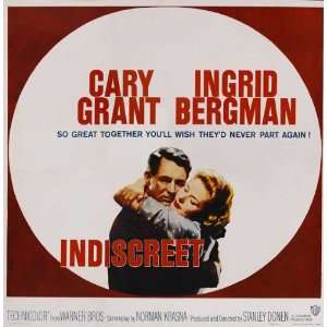   Poster 30x30 Cary Grant Ingrid Bergman Phyllis Calvert