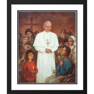 Babailov, Igor V. 28x34 Framed and Double Matted Portrait of Pope John 