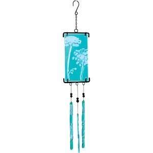 Queen Annes Lace Silhouette Glass Chime
