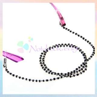 Eyeglass Glasses Holder Leash Chain , Necklace &Crystal  