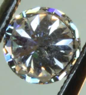 loose .75ct GIA certified round diamond VS2 F vintage 5.93X5.99X3.52mm 