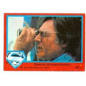  Richard Donner Autographed Trading Card Superman 2 Sports 