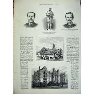 1882 Statue Rowland Hill Brompton Hospital Dobson Men 
