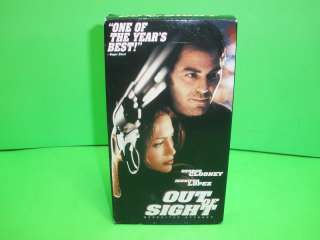 OUT OF SIGHT GEORGE CLOONEY VHS VIDEO TAPE MOVIE FILM  